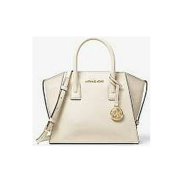 Michael Kors 35F1G4VS9L Avril Large Logo Top Zip Satchel IN CREAM