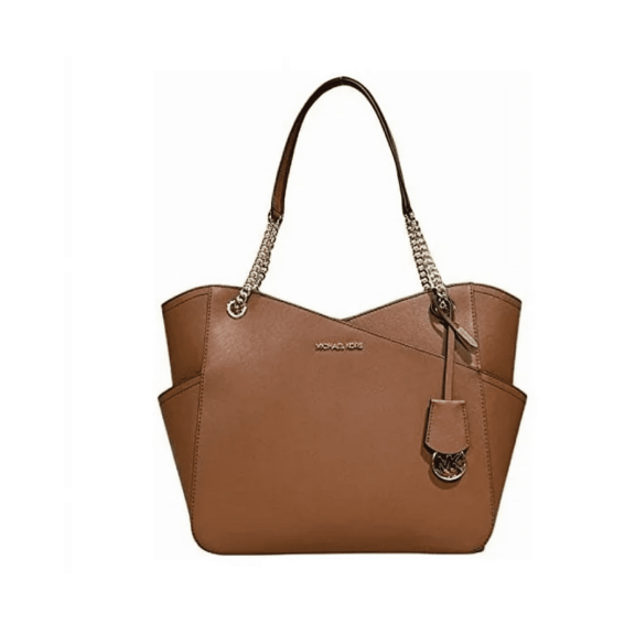 Michael Kors 35F1GTVT3L-230 Jet Set Travel Large Chain Shoulder Bag, Tote Bag Leather Luggage, Female