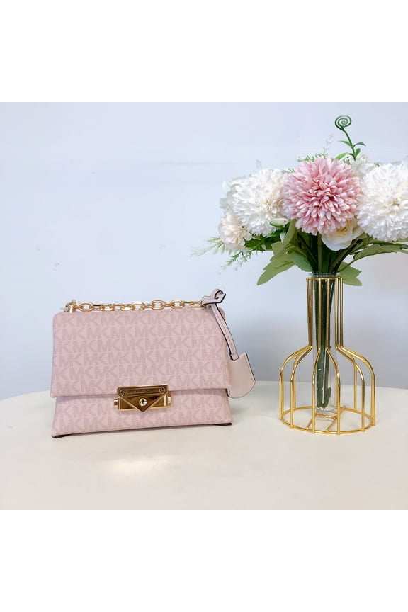 35F2G0EC5B Cece Small Logo Shoulder Bag IN Powder Blush