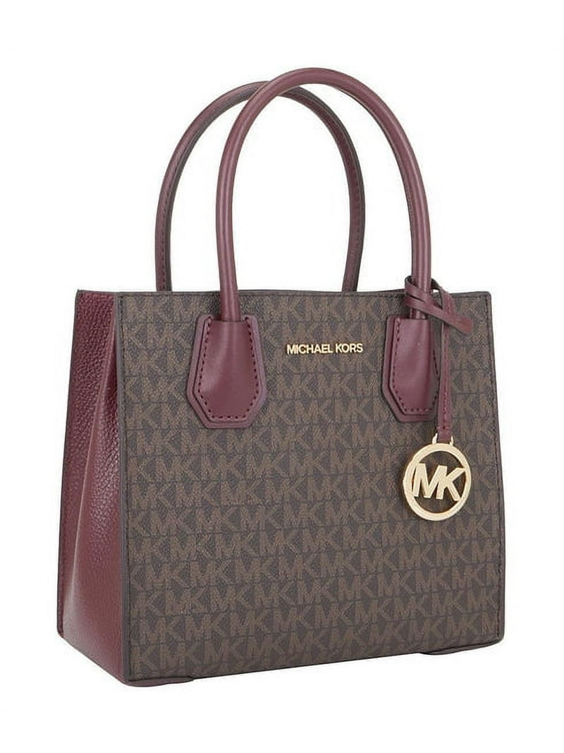 Michael Kors 35S1Gm9M2B Mercer Medium Logo And Leather Accordion