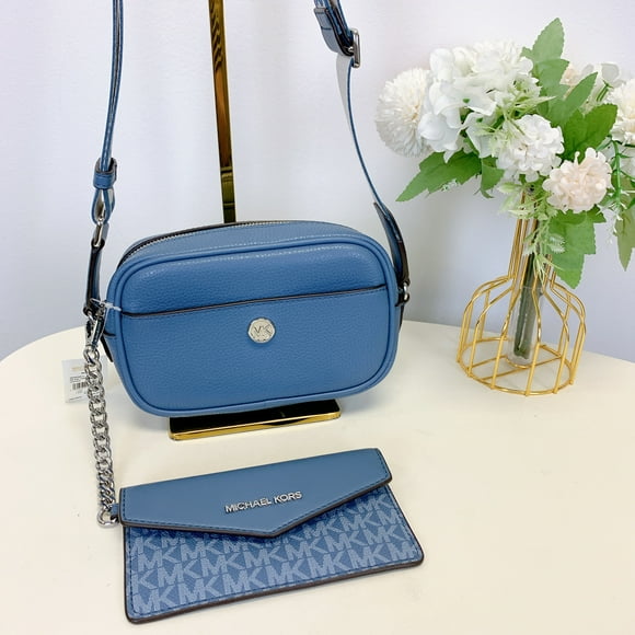 Michael Kors 35S4S5MC1L 2IN1 CAMERA XBODY LEATHER IN DENIM