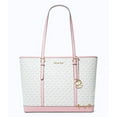 thumbnail image 1 of Michael Kors 35T0Gtvt3V Jet Set Travel Large Logo Tote Bag In Powder Blush Multi, 1 of 5