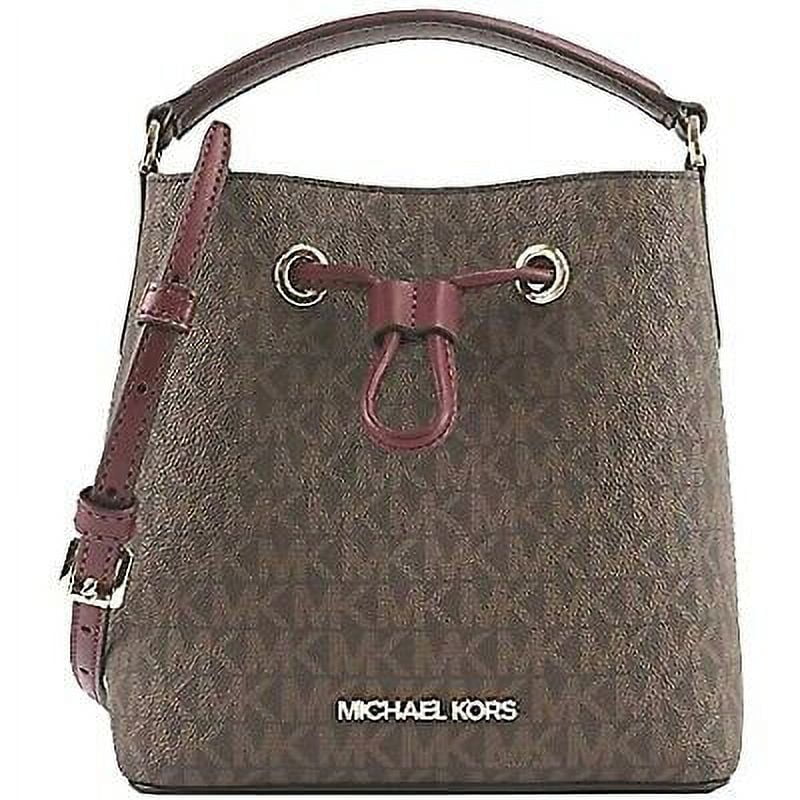 Michael Kors Suri Medium Graphic Logo Faux Leather Crossbody - Pink Bucket  Bags, Handbags - MIC185291