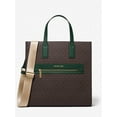 thumbnail image 1 of Michael Kors 35T0Gy9T3B Kenly Large Logo Tote Bag In Racing Green, 1 of 7