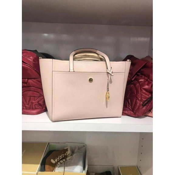 Michael Kors 35T1G5Mt7T Maisie Large Pebbled Leather 3-In-1 Tote Bag In Pwd Blsh Mlt