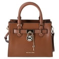 thumbnail image 1 of Michael Kors 35T1Ghms1L Small Hamilton Satchel Bag In Luggage, 1 of 7