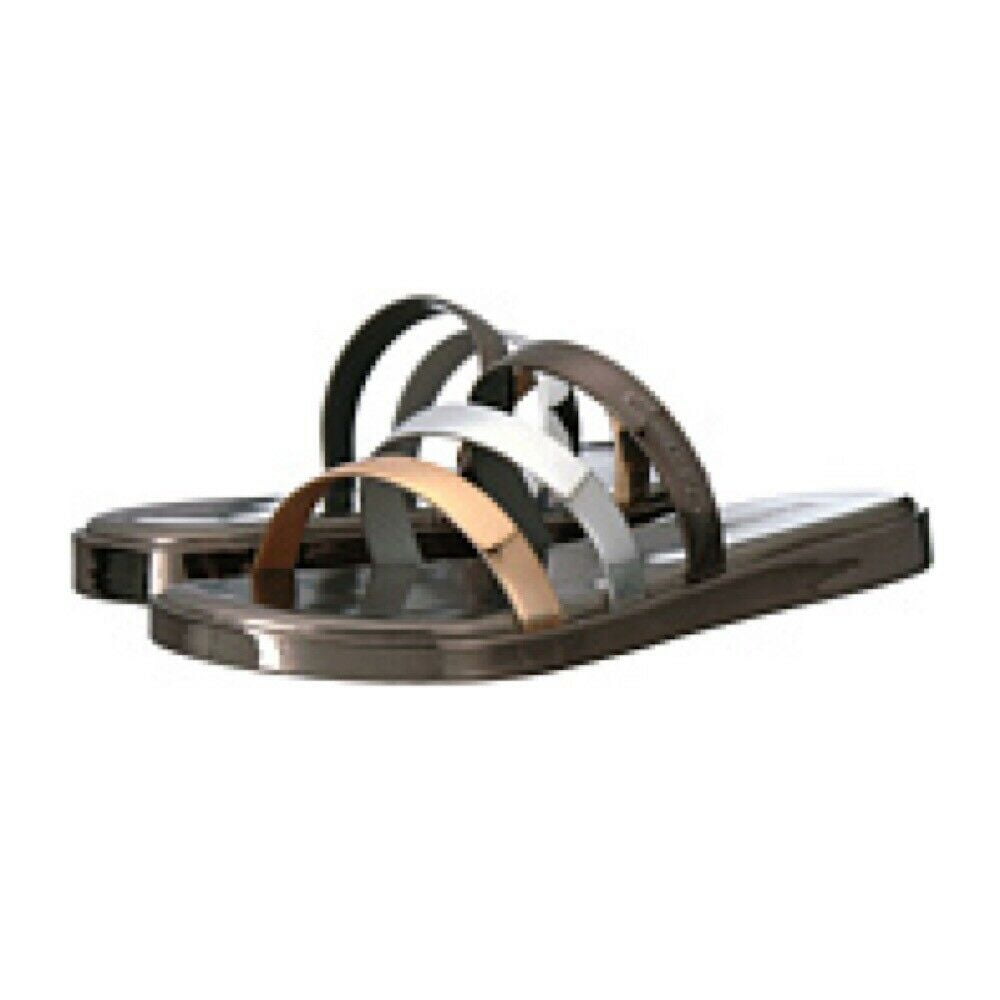 Michael Kors Slippers Silver Chanclas Michael Kors Mujer Las