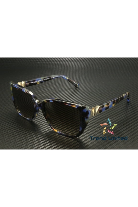 ACADIA MK 2199 Plastic Womens Rectangle Sunglasses Bright Blue Tortoise 55mm Adult