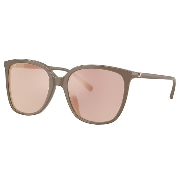 Michael Kors ANAHEIM MK 2137U Plastic Womens Square Polarized Sunglasses Light Ash 57mm Adult