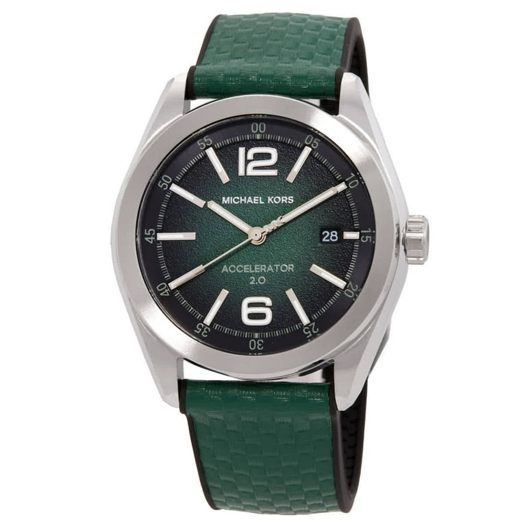 Michael Kors Accelerator 2.0 Quartz Green Dial Men display picture 2