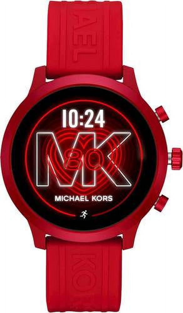 Michael Kors - Access MKGO Smartwatch 43mm Aluminum - Black With Black Band - Walmart.com Michael Kors - Access MKGO Smartwatch 43mm Aluminum - Black With Black Band - Walmart.com