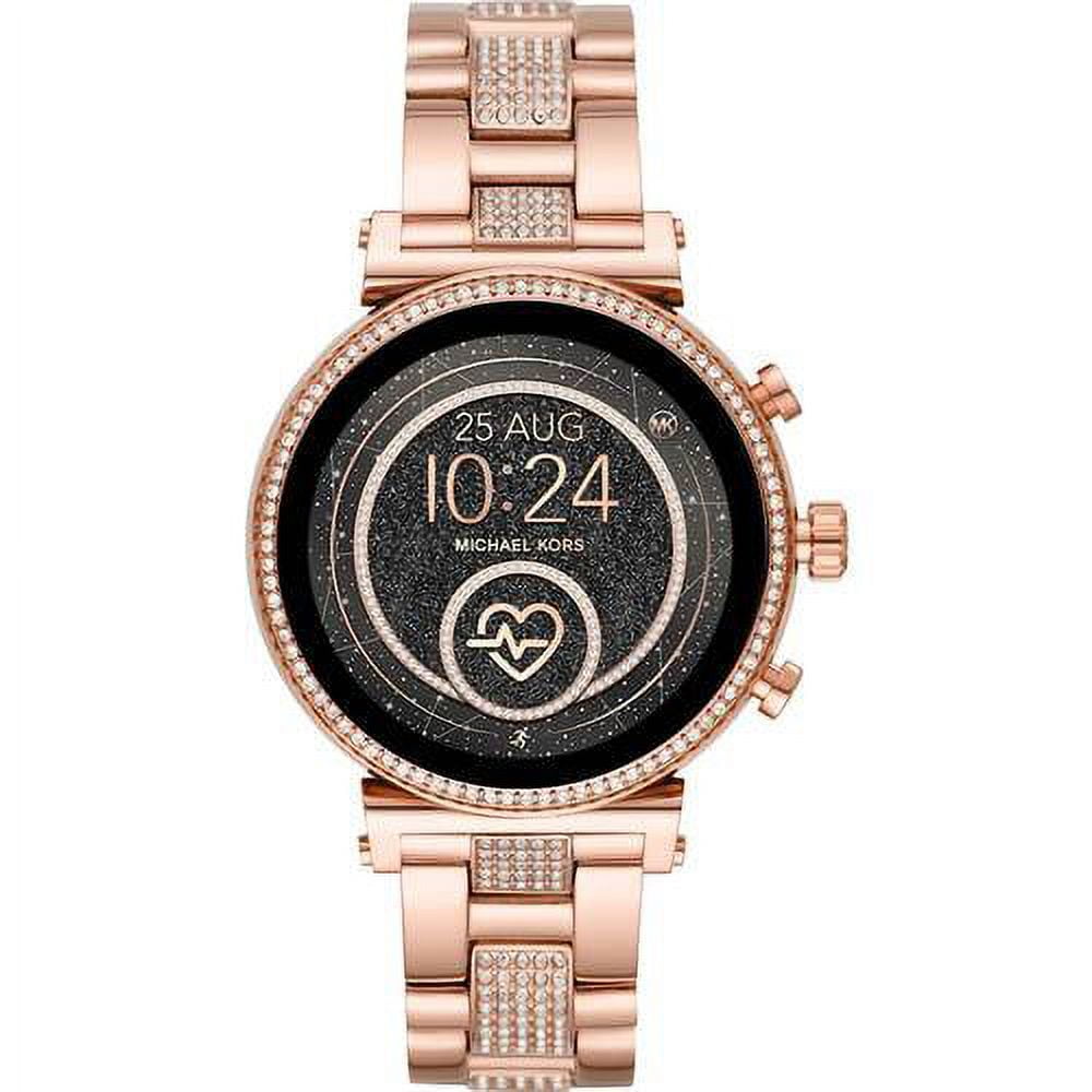 Michael Kors - Access MKT5041 Sofie - Montre connectée avec bracelet 42 mm  - Or rose/rose