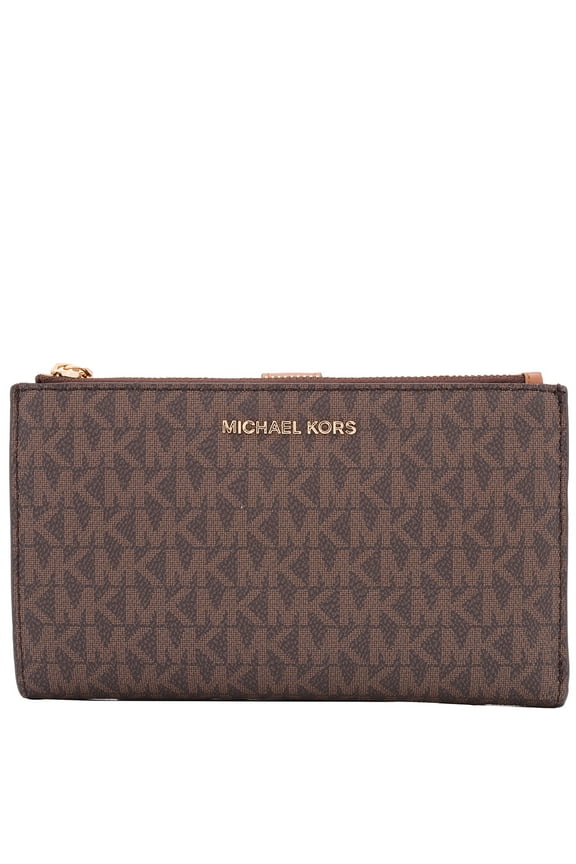 Acorn/Borwn Ladies Adele Logo Smartphone Wristlet