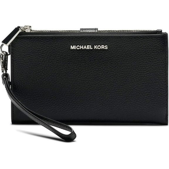Michael Kors Women's Michael Kors Adele Tumbled Black Leather Purse Black 32T7SAFW4L-001