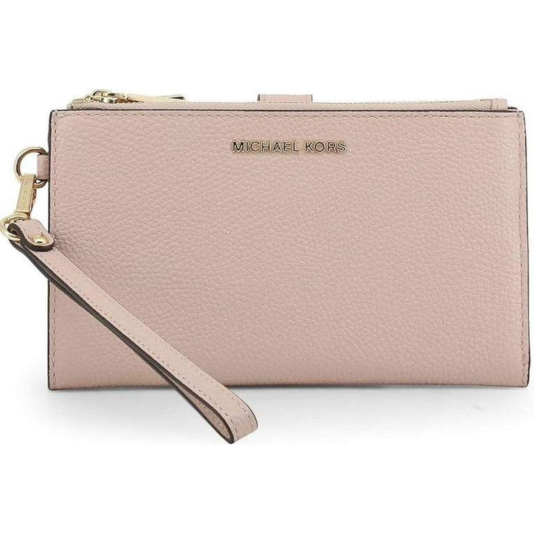 MICHAEL KORS｜WRISTLET WALLET 長財布 リストレット 32S0SJ6W7B Michael Kors Adele Double Zip Wristlet Wallet - Soft Pink