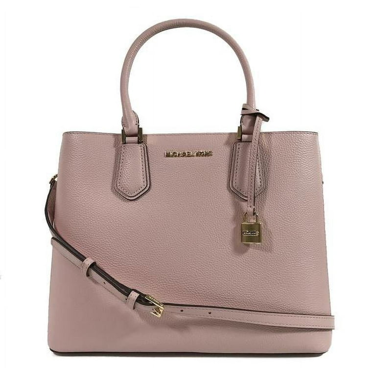 Michael Kors Padlock-Detail Leather Tote Bag