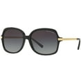 thumbnail image 1 of Michael Kors Adrianna II Women's Black Butterfly Sunglasses w/ Gradient Lens - MK2024 316011 57, 1 of 3