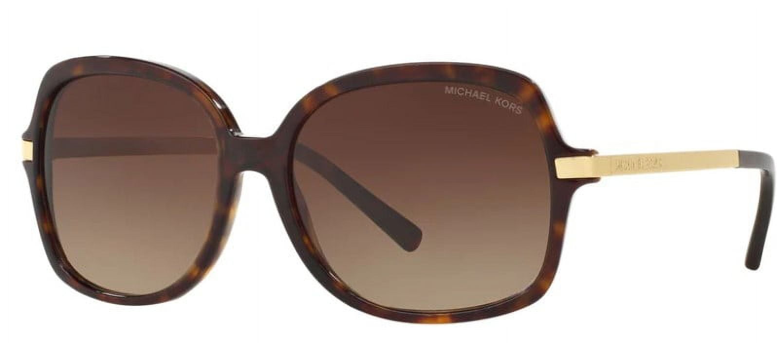 Michael Kors Adrianna II Women's Dark Tortoise Butterfly Sunglasses with Gradient Lens - MK2024-310613-57