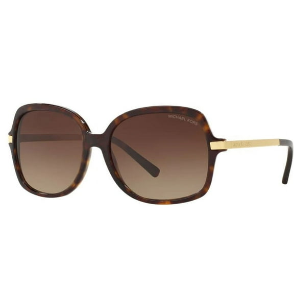 Michael Kors Adrianna II Women's Dark Tortoise Butterfly Sunglasses with Gradient Lens - MK2024-310613-57