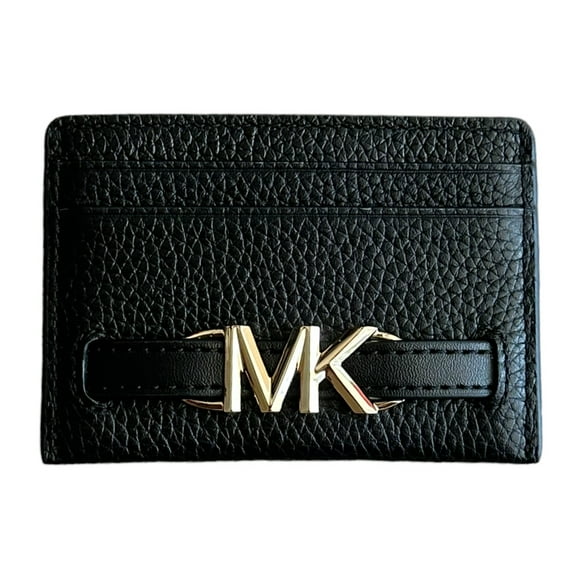 Michael Kors Adult Reed Large Card Holder Wallet, Black