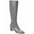 thumbnail image 1 of Michael Kors Ali Runway Leather Knee-High Boot, 36, Grey, 1 of 5