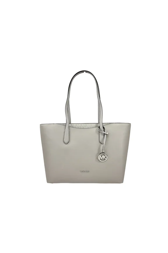 Arden Large Top-Zip Pearl MK Signature Logo Tote Bag
