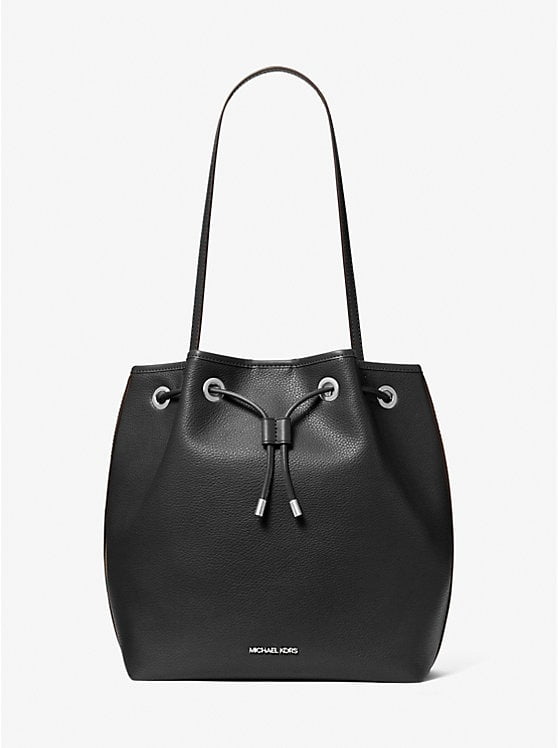 Michael Kors Avery Medium Bucket Tote Bag - Black - Walmart.com