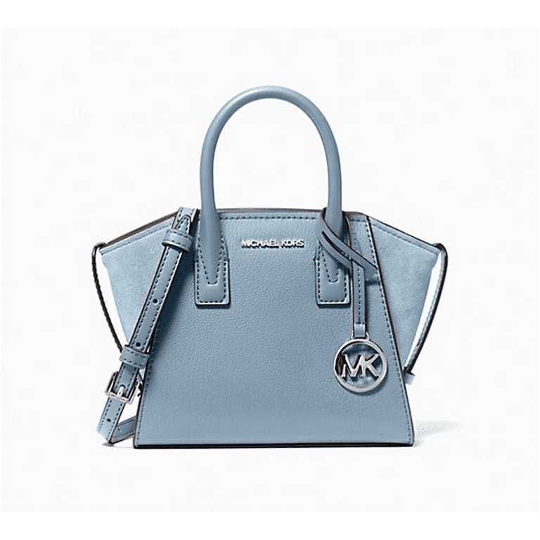 Michael Kors Avril Extra-Small Leather Satchel Crossbody Bag Pale