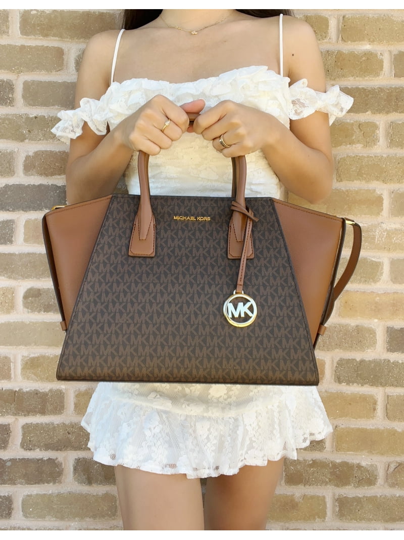 Michael Kors Avril Large Top Zip Handbag: Satchel Shoulder Bag