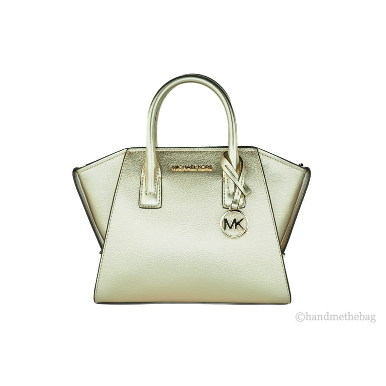 Michael Kors Women Small Crossbody Handbag Bag Purse Shoulder Satchel Pale  Gold 