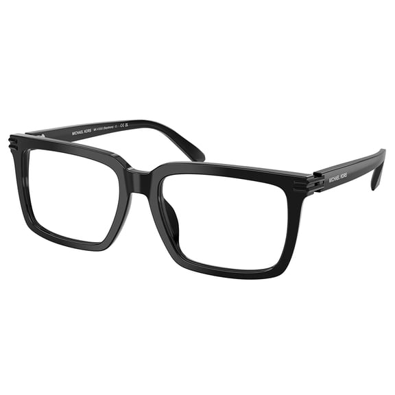 Michael Kors BAYSHORE MK 4155U Plastic Unisex Square Eyeglasses Black 55mm Adult