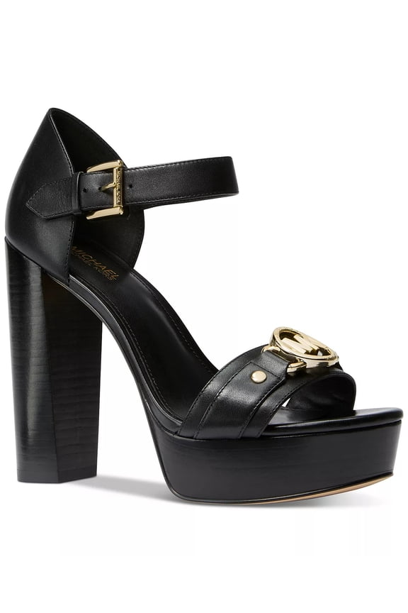 Women's Rory Ankle-Strap Platform Dress Sandals, Black, 9.5M