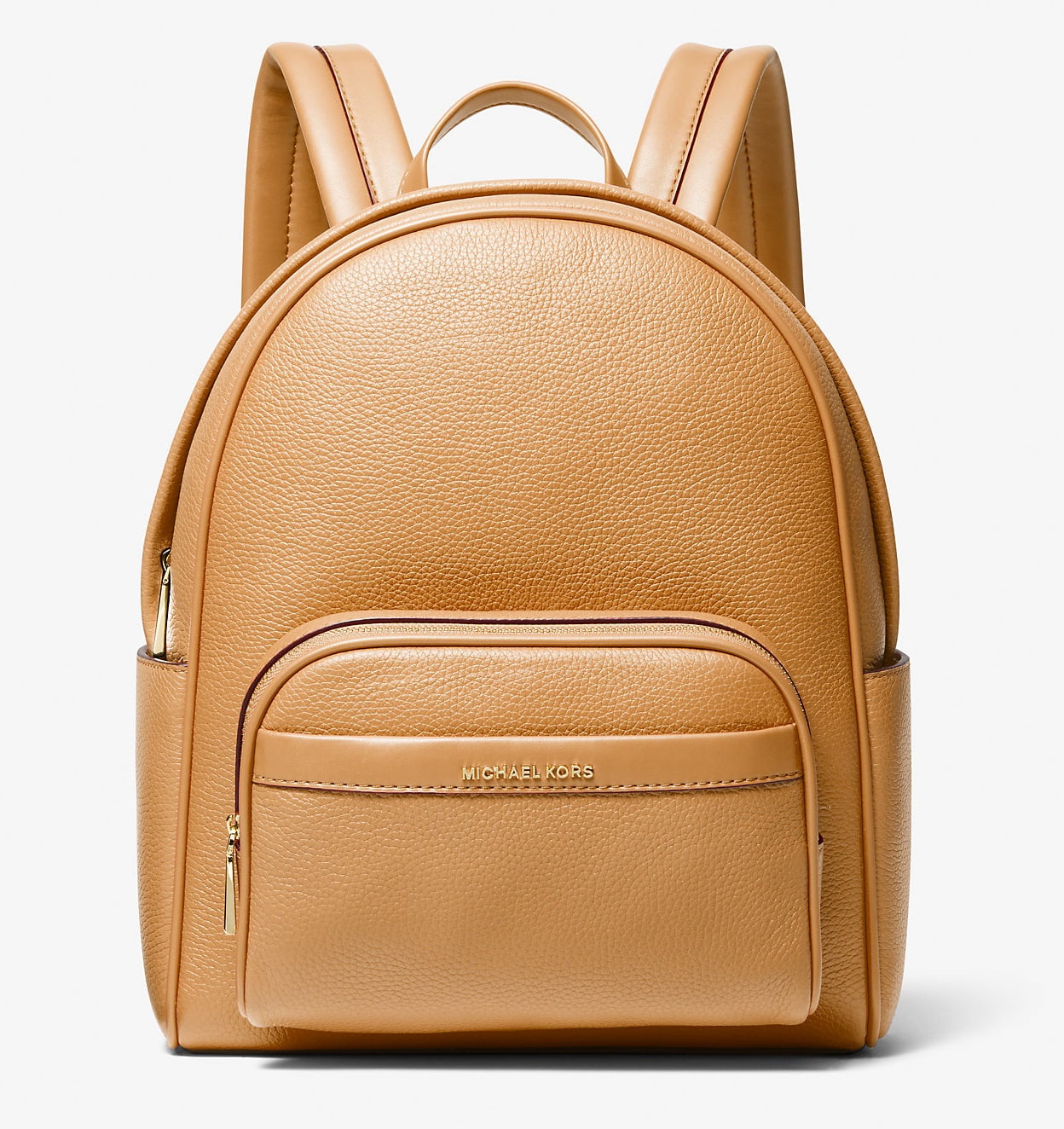 Michael Kors Bex Medium Pebbled Leather Backpack, Pale 