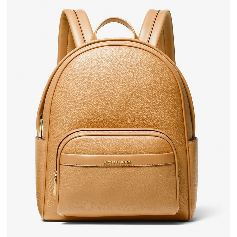 bex medium pebbled leather backpack Large Backpack Pebbled leather 100 leather Trim 52 polyurethane 48 polyester Silvertone hardware 12W X 10H X 4D Exterior details front slip and zip pockets 2 side slip pockets Interior details back zip pocket Lining 100 polyester Zip fastening Dust bag not included Imported Amazon.com | Michael Kors Women's