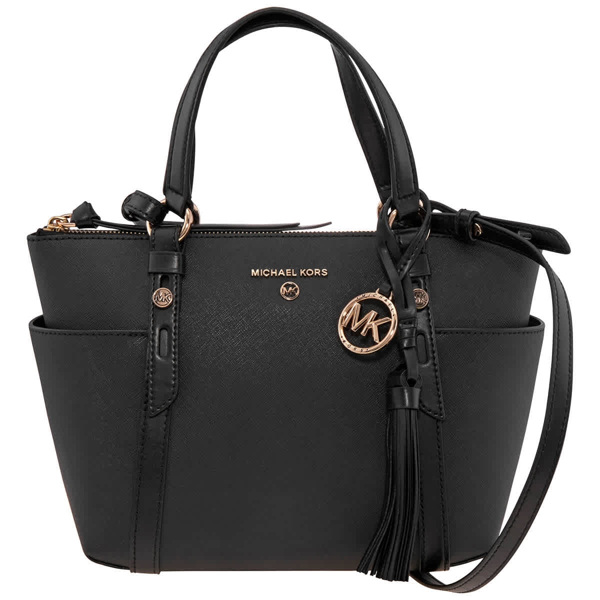 Michael Michael Kors Nomad Top-Zip Tote Bag - Black