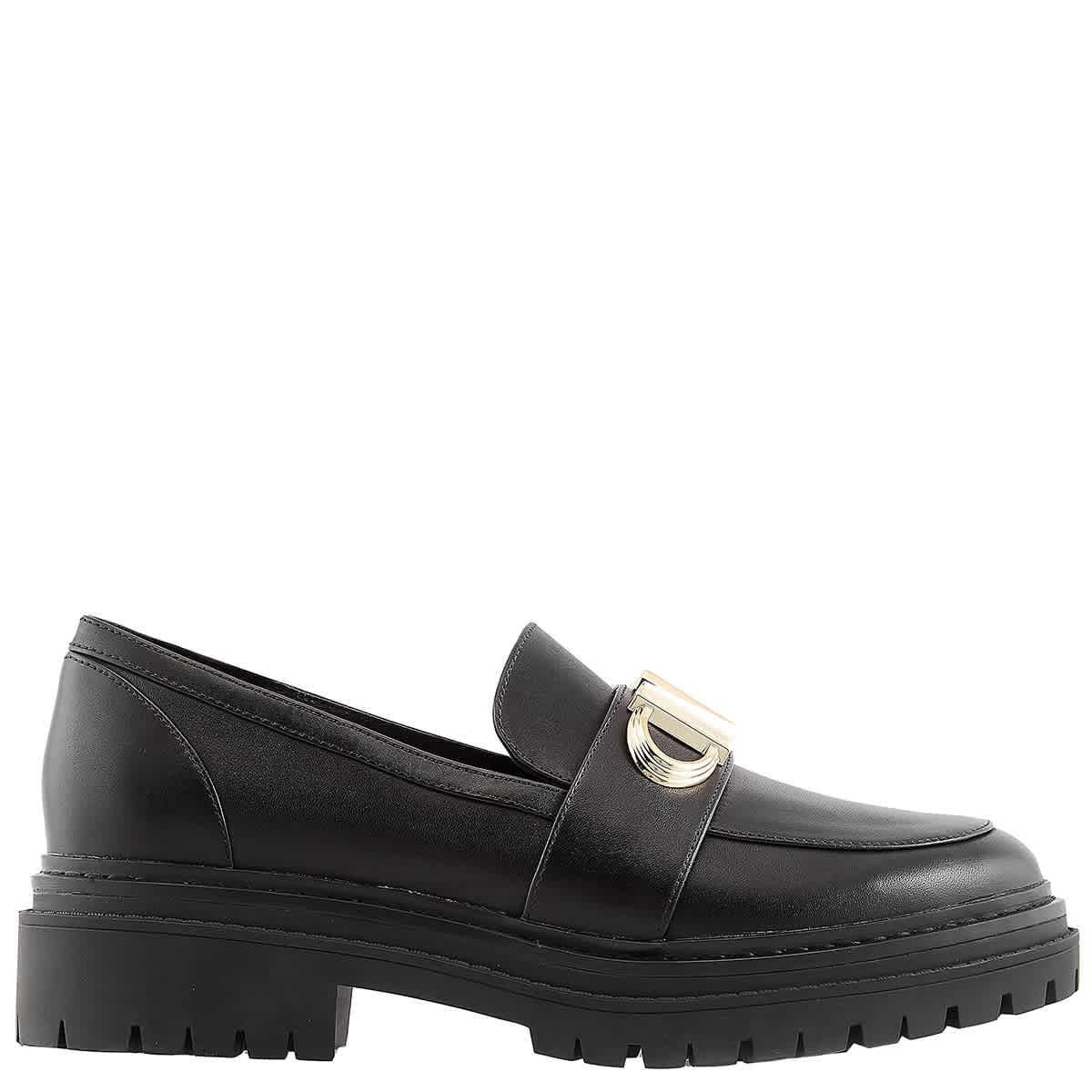 Michael Kors Men\'s Black Leather Loafers Amazon.com | Michael Kors Women main image 3