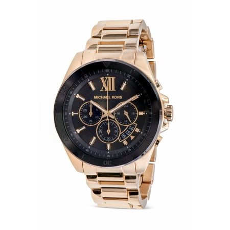 Michael Kors Brecken Chronograph Quartz Crystal Black Dial Men's Watch MK8848