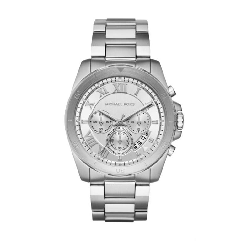 Michael Kors Brecken Silver Dial Mens Chronograph Watch  display picture 3