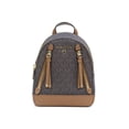 thumbnail image 1 of Michael Kors Brooklyn Signature Extra Small Messenger Backpack - Brown, 1 of 3