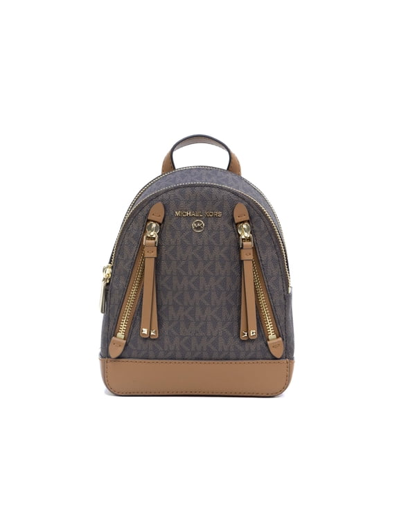 Brooklyn Signature Extra Small Messenger Backpack - Brown