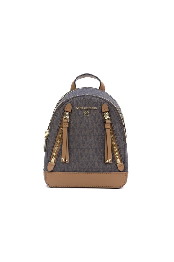 Brooklyn Signature Extra Small Messenger Backpack - Brown