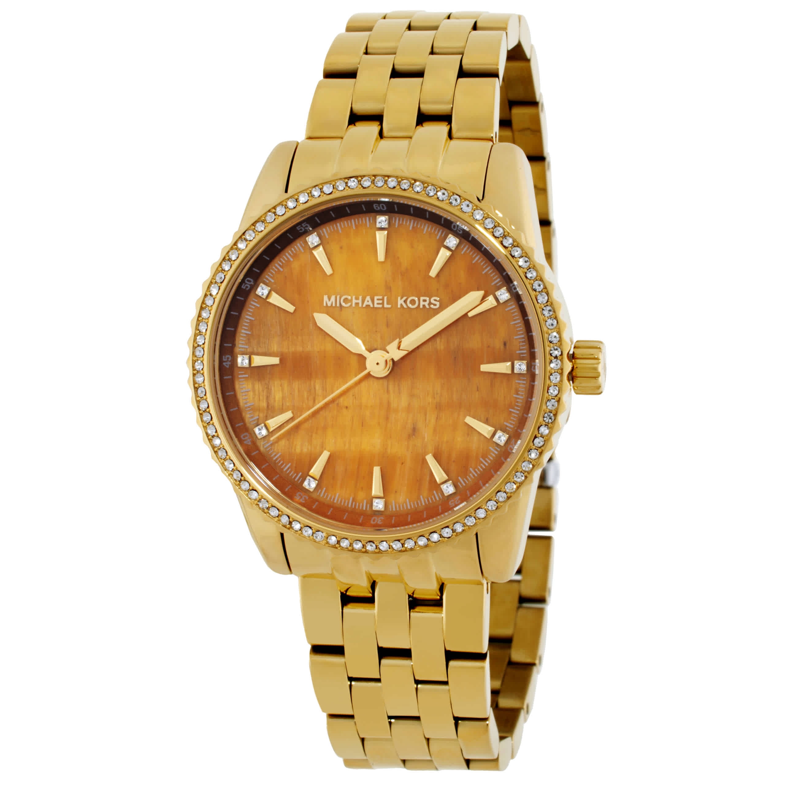 Michael Kors Bryant Pave Quartz Brown Dial Ladies Watch  display picture 3
