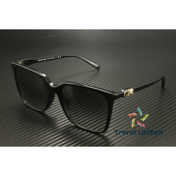 Michael Kors CANBERRA MK 2197U Plastic Womens Square Sunglasses Black 56mm Adult