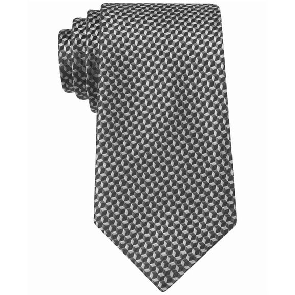 Michael Kors CHARCOAL Men's Neat Silk Tie, US One Size