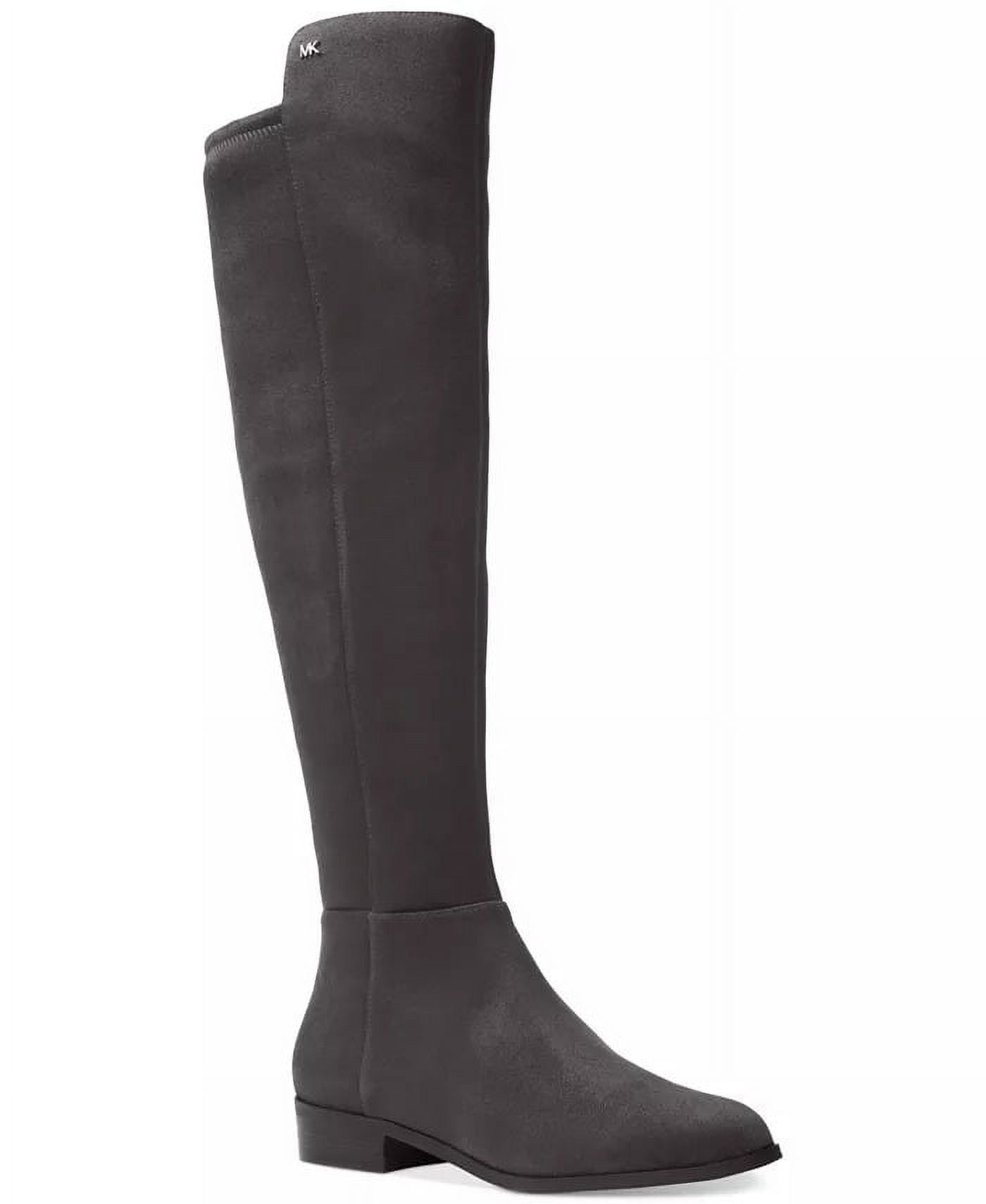 Michael Kors CHARCOAL Women's Bromley Flat Tall Riding Boots, US 9.0