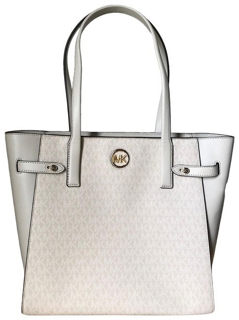 Michael Kors Carmen Large North South Top Zip Tote Light Sand MK