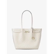 Michael Kors Carson Large Signature Logo Tote Bag Light Cream MK