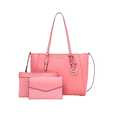 thumbnail image 1 of Michael Kors Charlotte Large 3-in-1 Tote Crossbody Handbag Leather (Tea Rose), 1 of 5