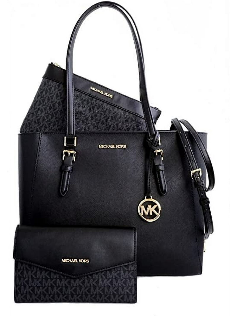 MICHAEL KORS ブラックトートバッグ マイケルコース トートバッグ レディース JET SET トート