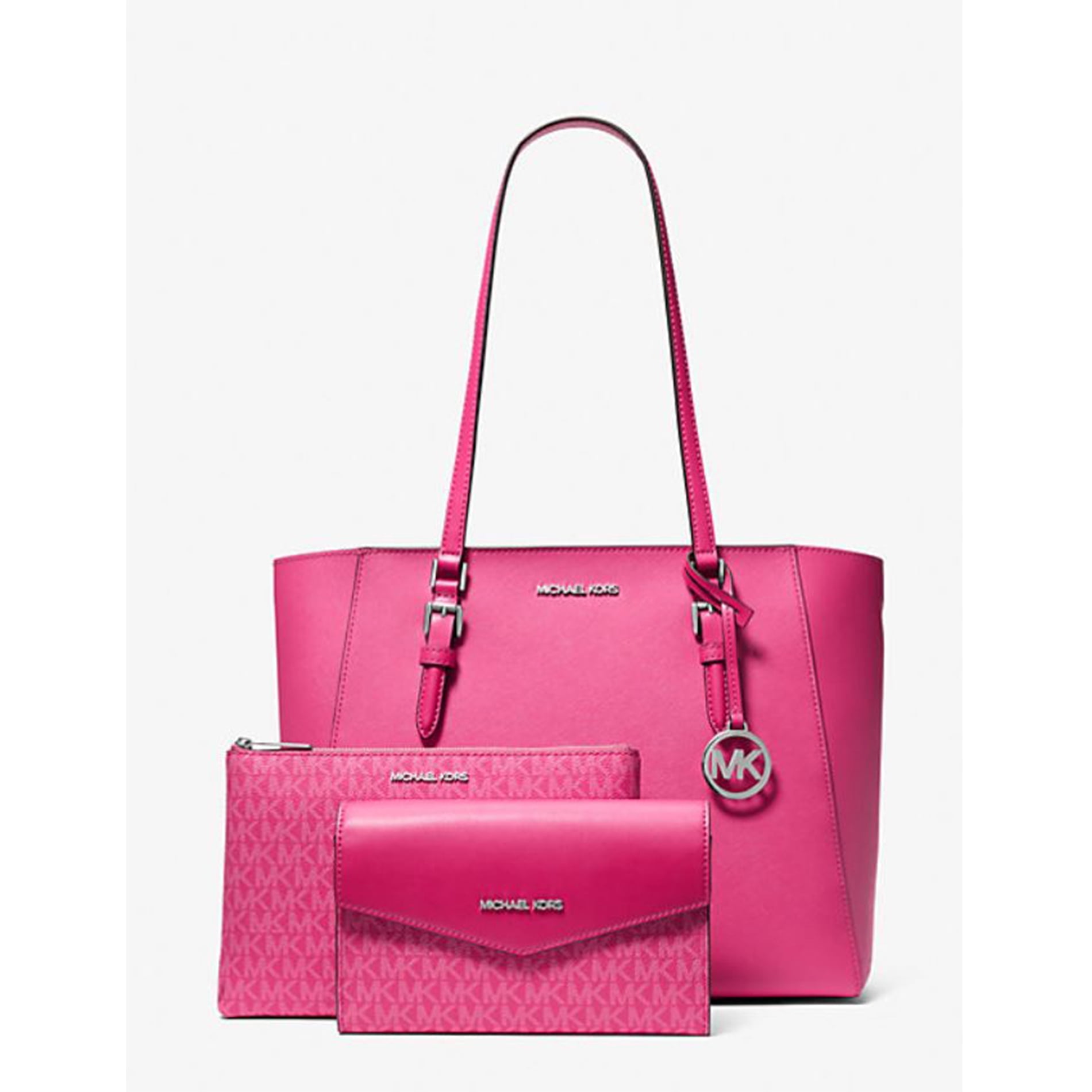 Michael Kors Charlotte Large Top Zip Tote Crossbody Bag, 3 Michael Kors Charlotte Large Top Zip Tote Crossbody Bag, 3